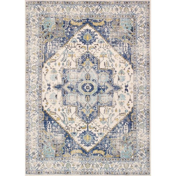 Pasargad Home Chelsea Design Abstract Power Loomed Area Rug 2 ft. x 3 ft. PRC-5365 2x3